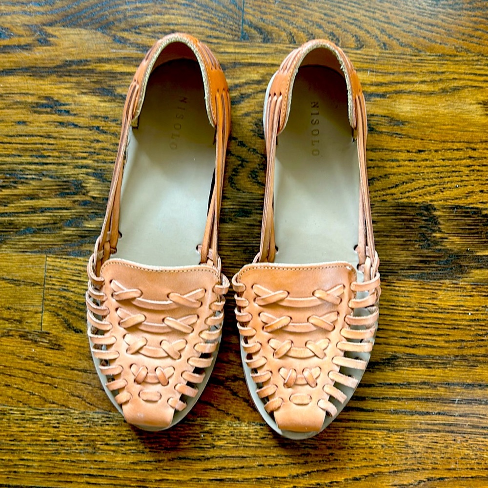Nisolo women’s huarache sandals - NEVER WORN!